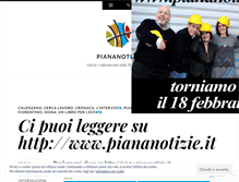 Tablet Screenshot of notiziedellapiana.wordpress.com