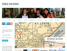 Tablet Screenshot of mikeonbike.wordpress.com
