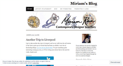 Desktop Screenshot of miriamrowe.wordpress.com