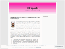 Tablet Screenshot of doublexsports.wordpress.com