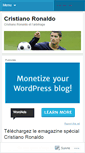 Mobile Screenshot of cristianoronaldoactu.wordpress.com