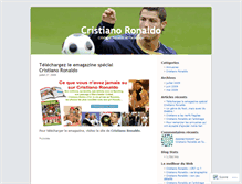 Tablet Screenshot of cristianoronaldoactu.wordpress.com