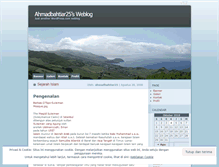 Tablet Screenshot of ahmadbahtiar25.wordpress.com