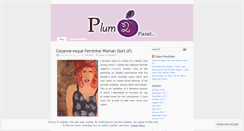 Desktop Screenshot of plum2paint.wordpress.com