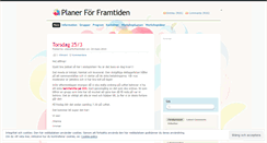 Desktop Screenshot of planerforframtiden.wordpress.com