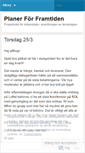 Mobile Screenshot of planerforframtiden.wordpress.com