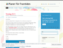 Tablet Screenshot of planerforframtiden.wordpress.com