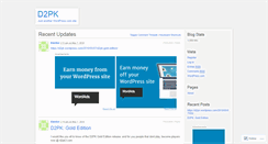 Desktop Screenshot of d2pk.wordpress.com