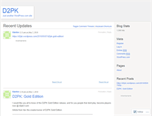 Tablet Screenshot of d2pk.wordpress.com