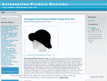 Tablet Screenshot of 360accessories.wordpress.com