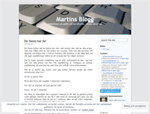 Tablet Screenshot of martinsblogg.wordpress.com