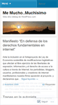 Mobile Screenshot of memuchomuchisimo.wordpress.com