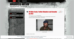 Desktop Screenshot of maandeeqnation.wordpress.com