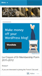 Mobile Screenshot of crayondor.wordpress.com