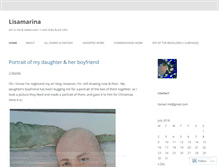 Tablet Screenshot of lisamarina.wordpress.com