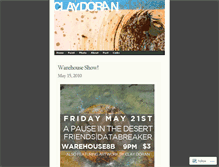 Tablet Screenshot of claydoran.wordpress.com