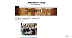 Desktop Screenshot of creativework1.wordpress.com