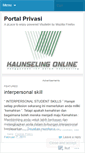 Mobile Screenshot of kaunseling.wordpress.com