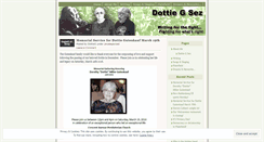 Desktop Screenshot of dottieg.wordpress.com