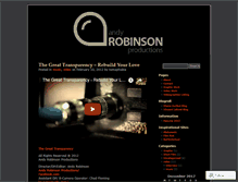 Tablet Screenshot of andyrobinsonmedia.wordpress.com