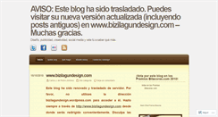 Desktop Screenshot of bizilagundesign.wordpress.com