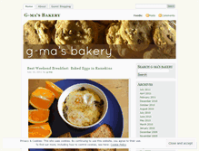 Tablet Screenshot of gmasbakery.wordpress.com