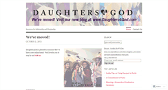 Desktop Screenshot of daughters4god.wordpress.com