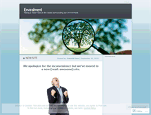 Tablet Screenshot of enviralment.wordpress.com