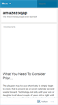 Mobile Screenshot of amuzezoqap.wordpress.com