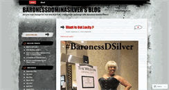 Desktop Screenshot of baronessdominasilver.wordpress.com