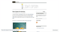 Desktop Screenshot of lightandspoon.wordpress.com