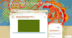 Desktop Screenshot of aboutrayma.wordpress.com