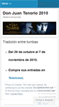 Mobile Screenshot of donjuantenorio.wordpress.com
