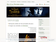 Tablet Screenshot of donjuantenorio.wordpress.com