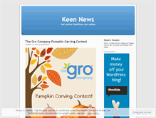 Tablet Screenshot of keendistribution.wordpress.com