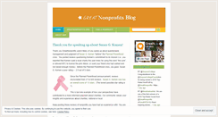 Desktop Screenshot of greatnonprofits.wordpress.com