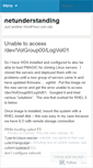 Mobile Screenshot of netunderstanding.wordpress.com