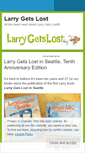 Mobile Screenshot of larrygetslost.wordpress.com