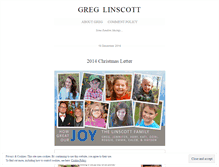 Tablet Screenshot of greglinscott.wordpress.com