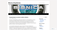 Desktop Screenshot of bionicaarquitectos.wordpress.com