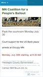 Mobile Screenshot of mnbailout.wordpress.com