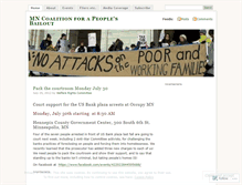 Tablet Screenshot of mnbailout.wordpress.com