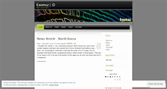 Desktop Screenshot of exomuz.wordpress.com