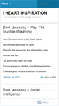 Mobile Screenshot of iheartinspiration.wordpress.com