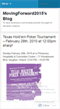 Mobile Screenshot of movingforward2015.wordpress.com