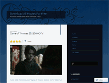 Tablet Screenshot of allmoviesss.wordpress.com