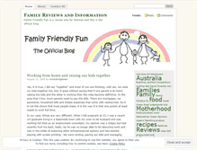 Tablet Screenshot of familyfriendlyfun.wordpress.com