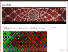 Tablet Screenshot of giuliosica.wordpress.com
