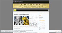 Desktop Screenshot of labestiaumana.wordpress.com