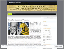 Tablet Screenshot of labestiaumana.wordpress.com